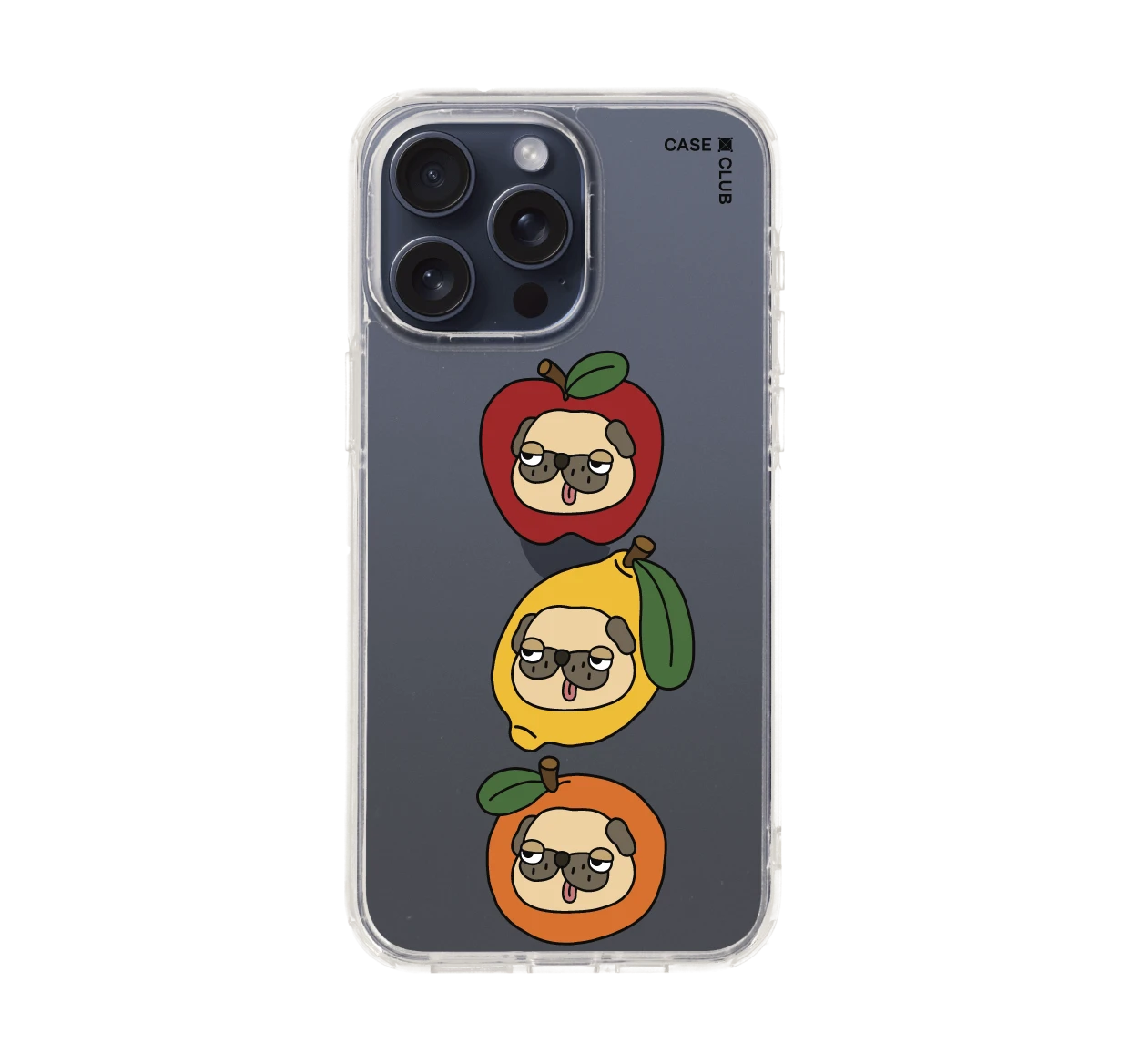 หมาปั๊กหน้ากวนในผลไม้